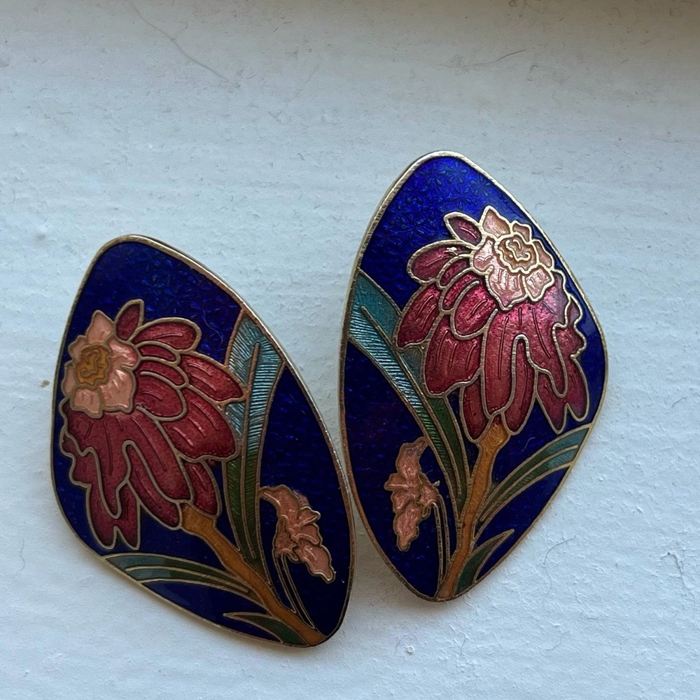 Artistic Floral Earrings